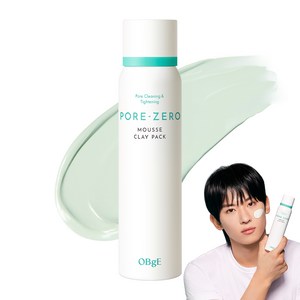[NEW] [초강력 피지흡착] 모공청소 오브제 포어 제로 무스 클레이 팩 100ml, 1개, 1개입