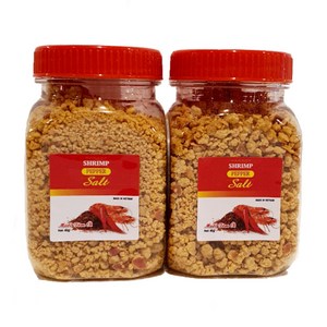 베트남 과일 양념 소금 MUOI OT TOM 새우소금+클린행주, 80g, 2개