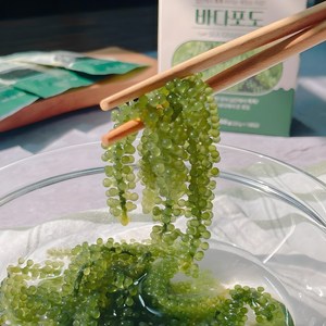 소비기한(2025.07.11까지) 임박 특가! 피터씨마켓 바다포도 100g(20g x 5) 3박스, 피터씨마켓 바다포도 100g 3박스