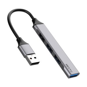 NEXTU 744UH 4포트 USB허브 A타입커넥터 USB2.0포트 USB3.1포트, 본상품선택, 1개