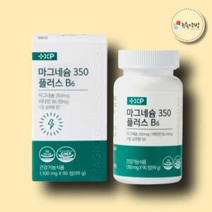 글루콘산 마그네슘 함유 신경과 근육기능 유지에 필요한 마그네슘350mg 영양제 x 90알, 1개, 90회분