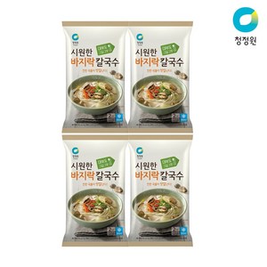 청정원 바지락칼국수 366g x 4개