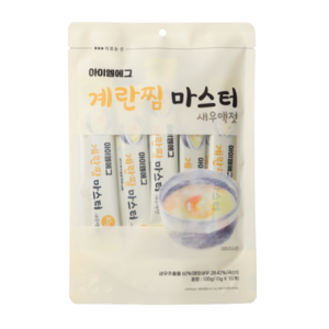 아이엠에그 계란찜마스터 새우액젓 10개입, 1개, 100g