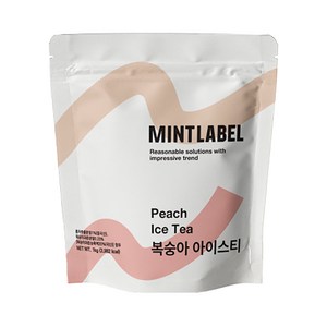 셀플러스 민트라벨 복숭아 아이스티 파우더 가루, 1개, 1개입, 1kg