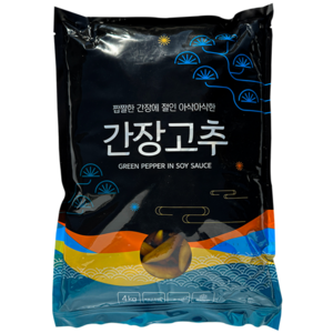 착한식품 간장고추지 업소용 고추지 고추절임4kg, 1개, 4kg