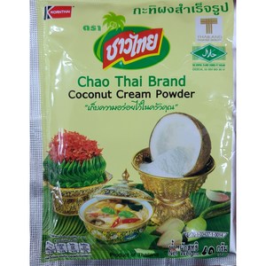 chao thai 코코넛 크림 파우더 60g woldfood, 1개