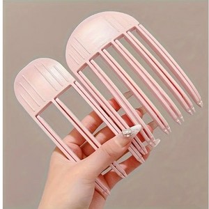 친구유통 편한 앞머리 볼륨 핀(3핀+6핀), 1세트, 라이프핑크