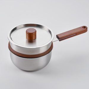 스텐통3중 독일디자인기술 에비히슈테른 미니 찜냄비, 레카 편수, 1개, 16cm