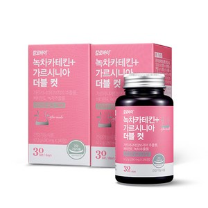 칼로바이 녹차카테킨 가르시니아 더블컷 67.2g, 240정, 2개