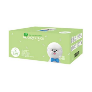 씨엔앨 강아지 기저귀 남아용, 소형/중형견2단계, 30개