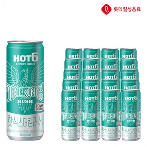 롯데칠성 더킹 러쉬355ml X 20개 에너지드링크 에너지부스터 캔음료 졸음방지, 355ml