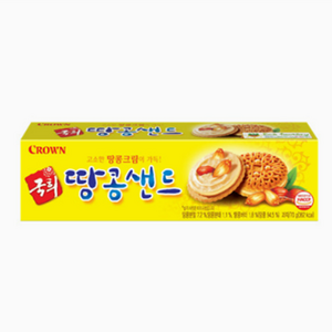 크라운 국희땅콩샌드, 70g, 12개