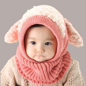 보나리빙 유아 귀달이모자 방한 모자 토끼 방한모자목도리