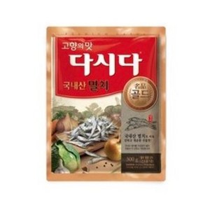 CJ제일제당 멸치 다시다, 6개, 300g