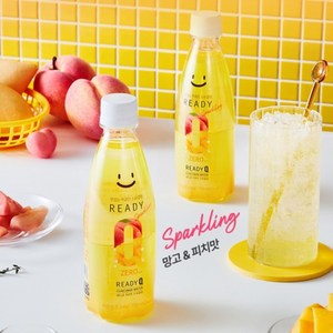 레디큐 커큐민 제로슈가 스파클링 망고&피치, 24개, 350ml