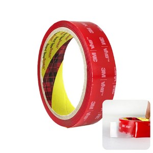 3M VHB 초강력 아크릴 투명 폼 양면테이프 20mm x 1.5m / 4910 Clear Foam Double Sided Tape, 1개