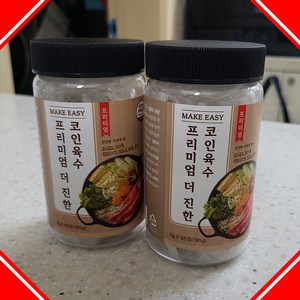 더진한육수 코인육수 육수한알 고체 시즈닝 만능가루, 더 진한 육수 2병, 195g, 1개