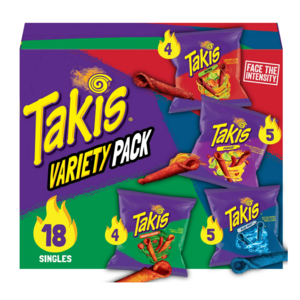 타키스 푸에고 블루히트 또띠아 칩 버라이어티팩 18개세트 511.2g Takis Mix Vaiety Pack, 18개