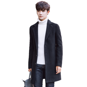 남성 슬림핏 모직 코트 men's ovecoat 하늘비즈 A31 S211F251