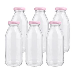 가인글로벌 밀크티300 유리병, 300ml, 6개