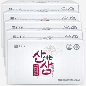 종근당 산에는 삼 산삼배양근 추출물, 100ml, 50개