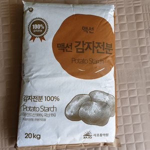 사조동아원 맥선 감자전분20kg 100%, 1개, 20kg