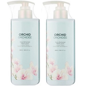 더페이스샵 데일리 퍼퓸 핸드 로션 오키드 펌핑 2개세트 (300ml+300ml), 300ml, 2개