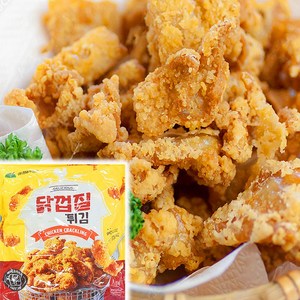 전원 푸드락 닭껍질튀김 1kg, 1개