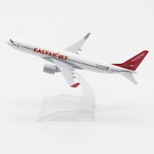 틸그린 비행기 다이캐스트 모형 16cm A320, 모형 이스타항공 B737, 1개