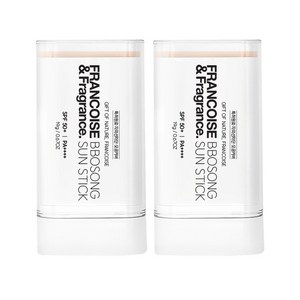 프랑스와즈 뽀송선스틱 SPF50+ 미백 주름개선 모공커버 톤업 선크림 추천 1+1