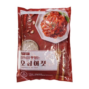 반찬단지 오징어젓 1kg (진공), 1개