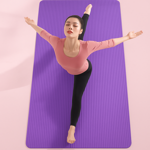 홈앤힐링 두꺼운 논슬립 휴대용 와이드요가매트 190*85cm*16mm + 가방 + 스트랩 세트, 1개, 퍼플