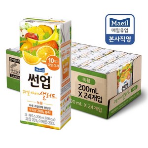 썬업 매일유업 파인애플, 200ml, 24개