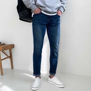 남성용 데일리 히든밴딩 청바지