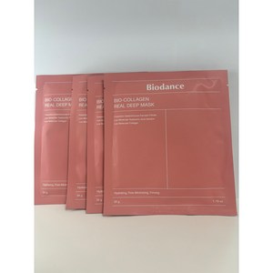 Biodance 바이오 콜라겐 리얼 딥 마스크34g 4매, 4매입, 1개