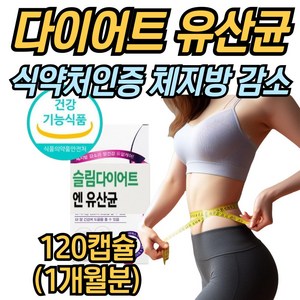 (옵션) 종근당 건강 지엘핏 다이어트 유산균/다이어트 유산균 비피도박테리움롱검 프로바이오틱스 HCA 체지방 감소, 1개, 54g