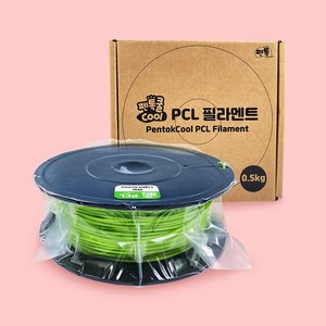 [펜톡] 펜톡쿨 PCL 저온용 3D펜 롤 필라멘트 0.5kg 색상 택1 (1.75mm), 분홍