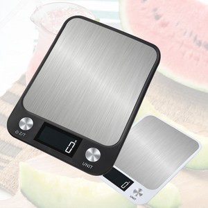 주방 음식요리 계량용 전자저울 5KG 가정 업소용 이유식 베이킹, 화이트5KG