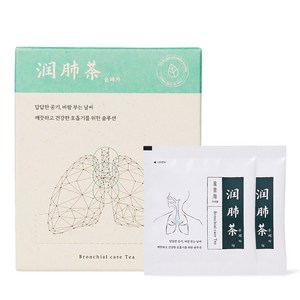 가의원 윤폐차 2g x 15포 곰보배추차 한의사가 개발한 국산 한방 기관지 기침 목 에 좋은 차 티백, 15개입, 2개