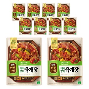 풀무원 반듯한식 대파양지 육개장, 450g, 10개