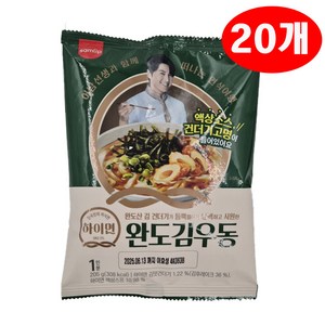 삼립 하이면 완도 김우동 205gx20봉, 205g, 20개