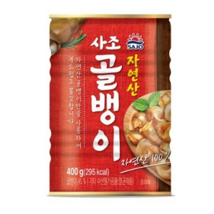 사조 자연산 골뱅이, 400g, 6개