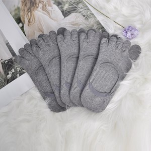 비버리힐즈 폴로클럽 여성용 페이크 무지 덧신 통풍 발가락양말 5족