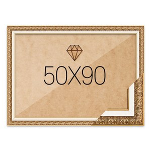 보석십자수 패브릭형 액자 50x90 고급형 매트앤틱 (아크릴 보호필름-스티커판 포함)