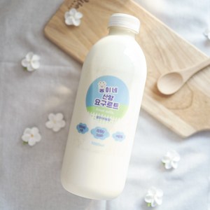 국내산 산양요구르트 100% 웅이네농장 산양유 산양단백질 마시는요구르트, 500ml, 3개, 1L