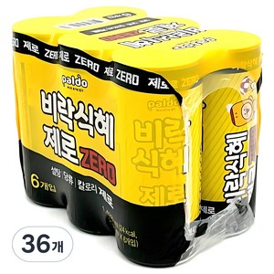 팔도 비락식혜 제로 슬림캔, 238ml, 36개