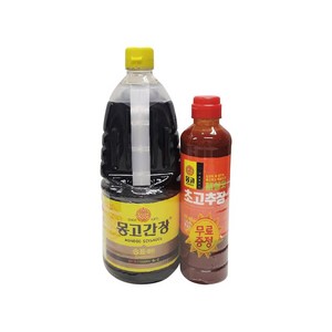 마산 몽고 송표골드간장 1.5L+매실맛 초고추장 630g, 1개, 1.5L