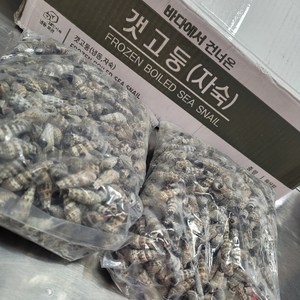 자숙 갯고동 1kg 10팩 바다 다슬기 갯고둥 업소용 횟집 술안주, 10개