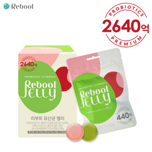 어린이 유산균 포스트바이오틱스 2640억 리부트 유산균젤리, 27g, 6개