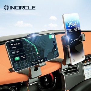 인써클 INCIRCLE 차량용 핸드폰거치대 계기판거치대, Black - 4세대, 1개